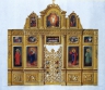 Эскизы для придельных иконостасов Никольского собора в городе Якутске